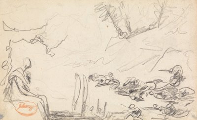 Figure Composition Study 32 by George Romney